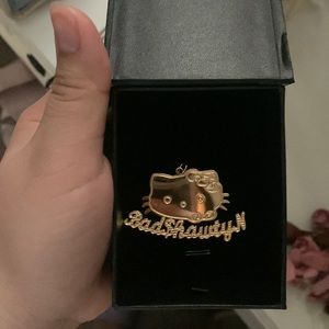 ‘ Bad$hawtyN ‘ Hello kitty gold pendant